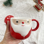 Cute Cartoon Christmas Ceramic Mug for Students