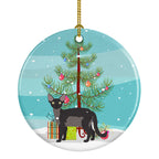 Devon Rex Cat Christmas Ceramic Ornament