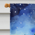 English Setter Christmas House Flag