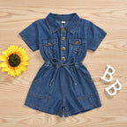 Korean Style Summer Casual Shorts for Girls Ages 2-6