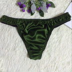 Silk Thong Underwear, Breathable Couple's Briefs