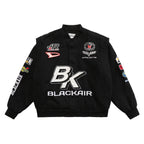 Men's Loose Jacket with Racing Suit Design