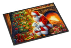 Maltese and Santa Claus Doormat