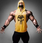 Hooded Skull Bodybuilding Tank Top