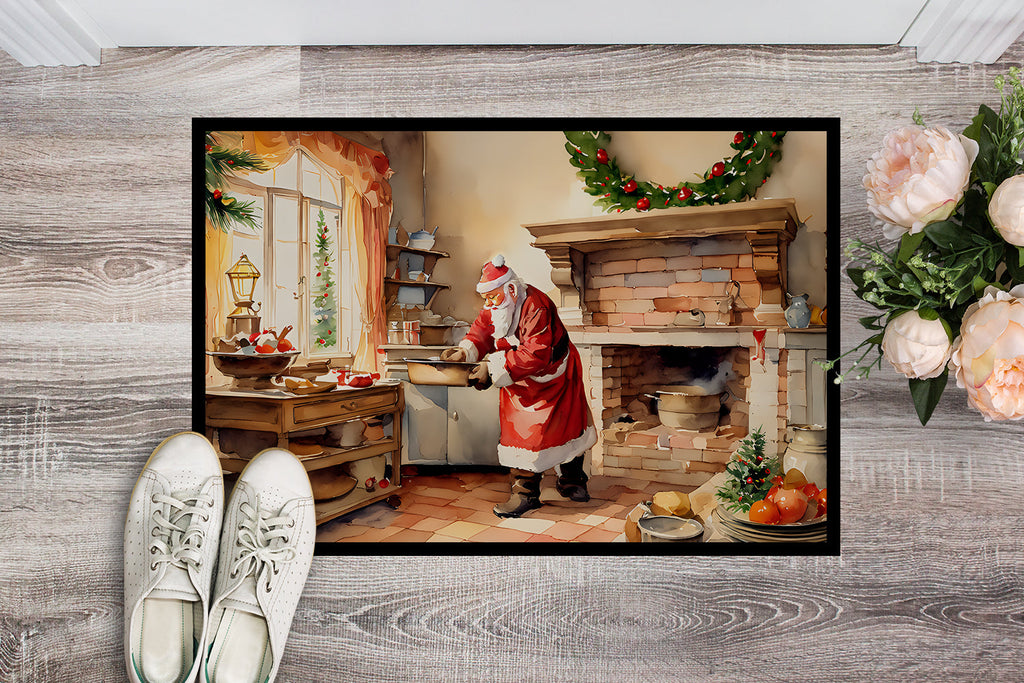 Cookies with Santa Claus Doormat