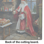 Cookies with Santa Claus Sinterklaas Glass Cutting Board