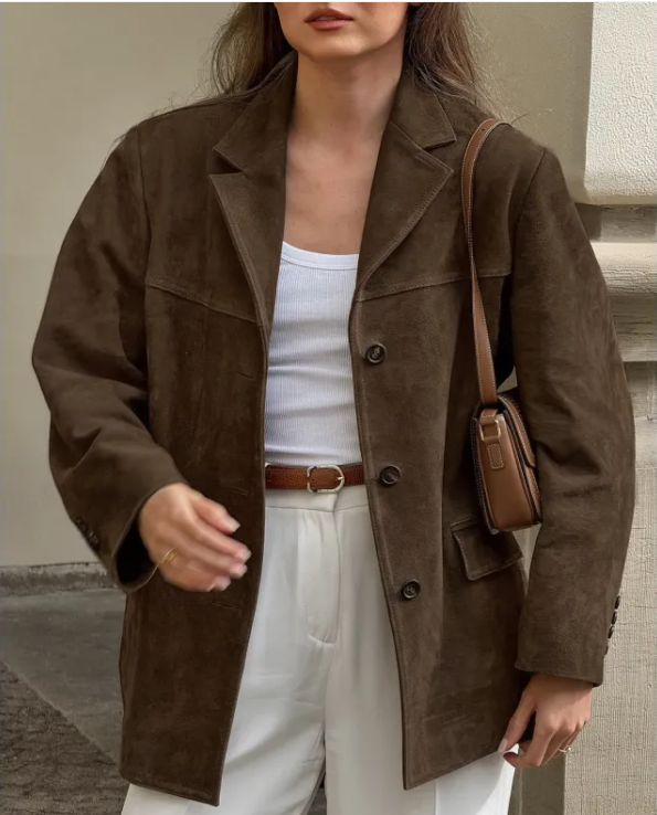 Vintage Luxe Women's Collar Coat
