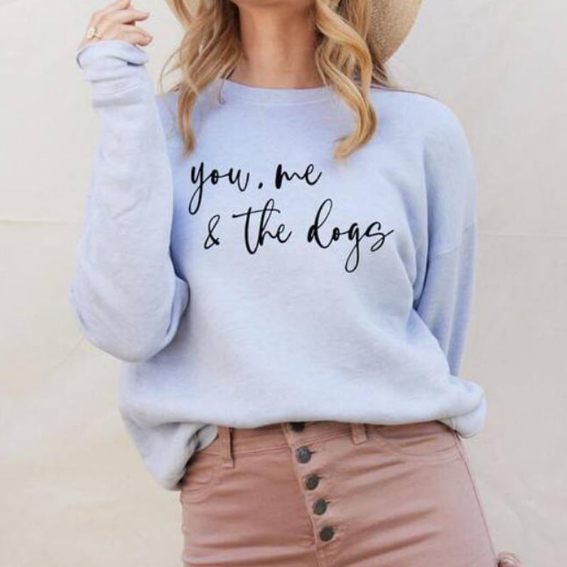 Korean Style Loose Round Neck Printed Sweater