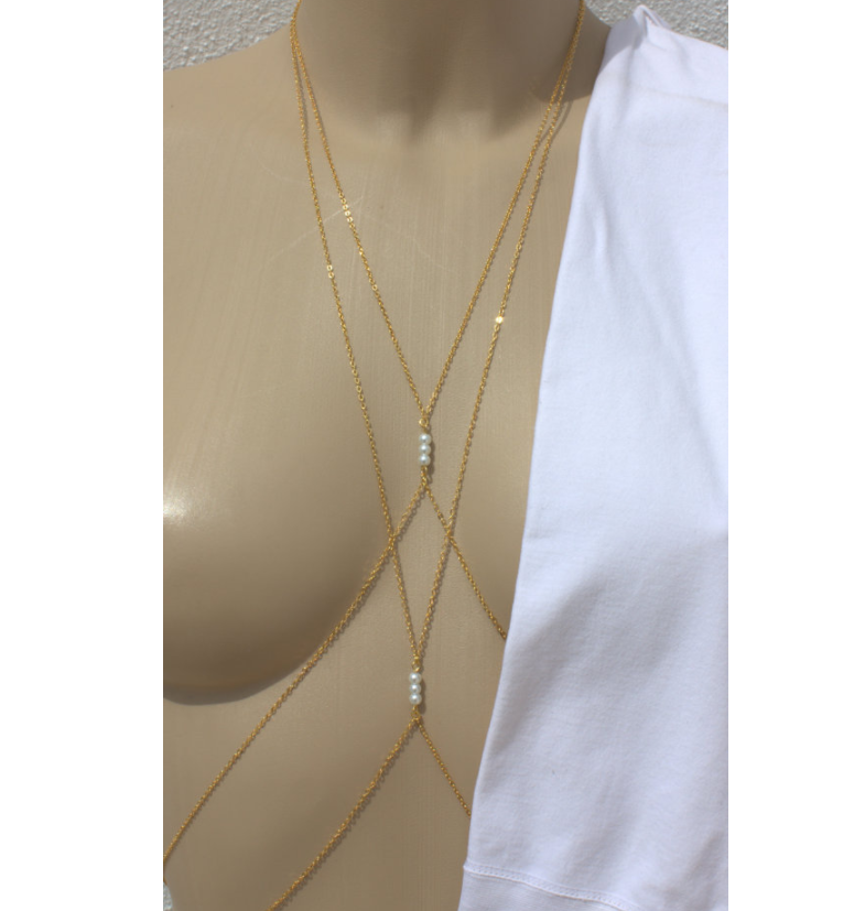 Layered Cross Body and Waist Chain