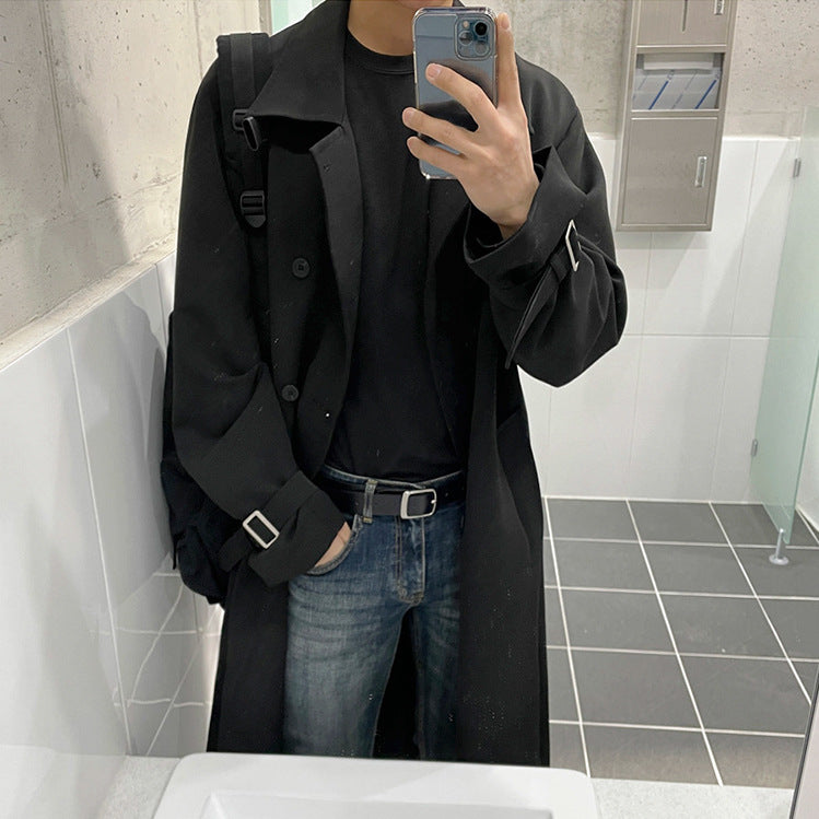 Men's Coat - Trendy British Style, Korean Version