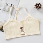 Cotton Tube Top Sling Vest for Girls (Ages 12-18)