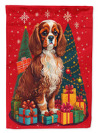 Cavalier Spaniel Holiday Christmas House Flag