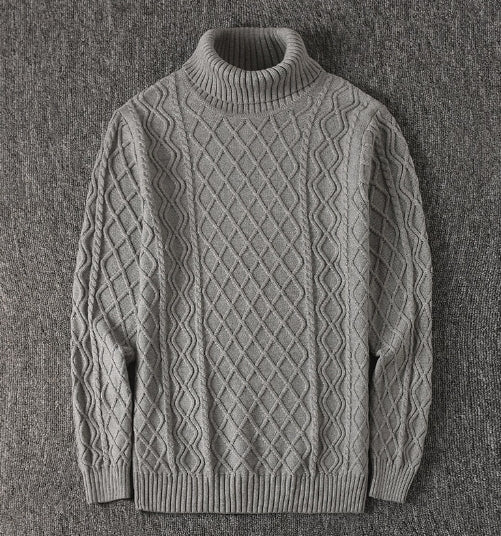 Plus Size Fleece Turtleneck Sweater for All Ages