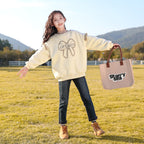 Girls' Fleece-Lined Sweater for Autumn and Winter