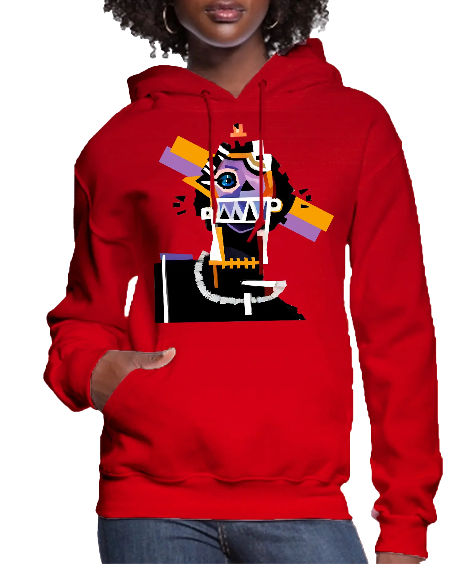 Neocubism Artwork Women’s Hoodie | Streetwear
