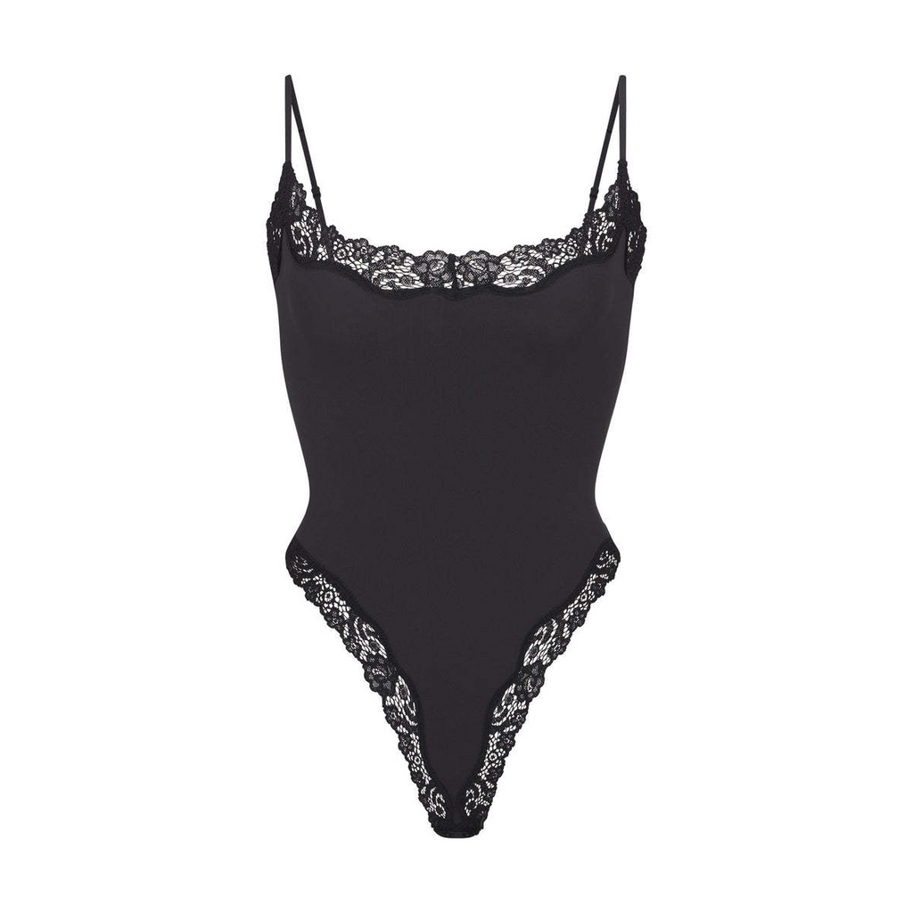 Strappy Lace One-Piece Open Crotch Bodysuit – Comfortable Lingerie