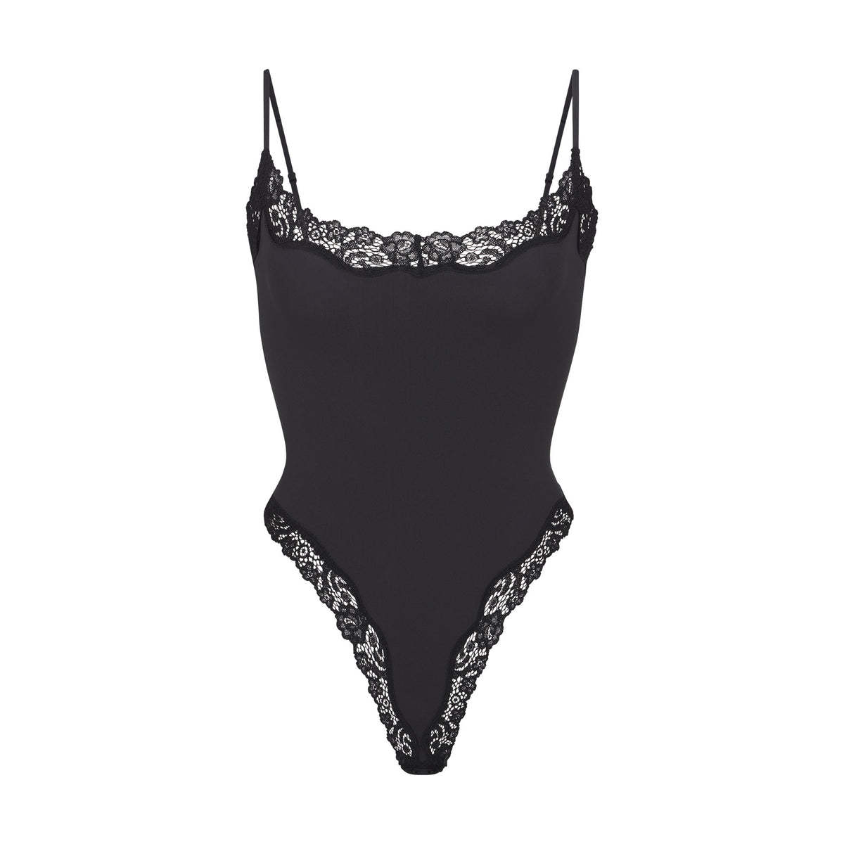 Strappy Lace One-Piece Open Crotch Bodysuit – Comfortable Lingerie