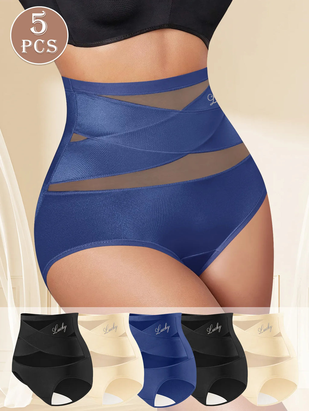 High Waist Seamless Bum Lift Shapewear Panties