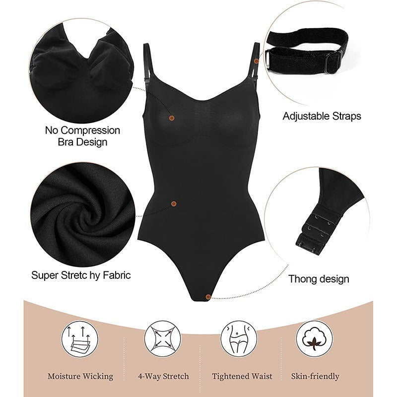 Seamless Body-Shaping Bodysuit 5XL