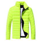Men's High-Quality Winter Solid Color Parka Jacket