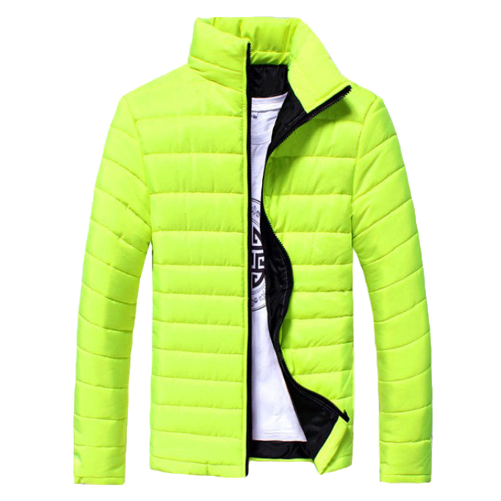 Men's High-Quality Winter Solid Color Parka Jacket