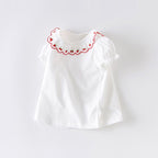 Fashionable Half Sleeve Cotton Dress for Girls