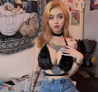 Harajuku Style Cute Plush Crop Top with Backless Design