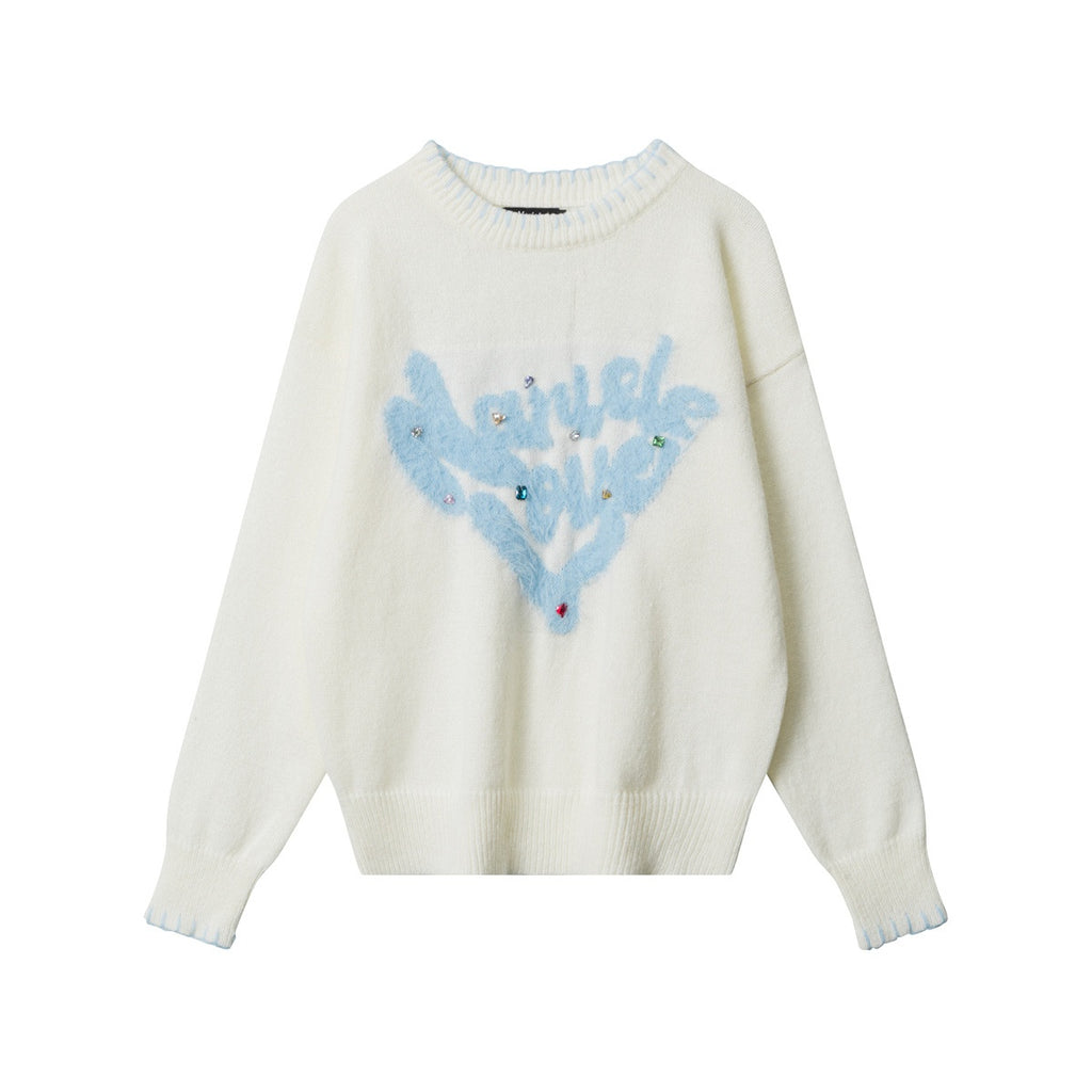 Hip-Hop Trend Loose Round Neck Sweater Pullover | Streetwear