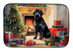 Bouvier des Flandres Cozy Christmas Dish Drying Mat