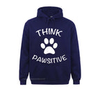 Cute Dog Paw Print Hoodie - Positive Gift for Women