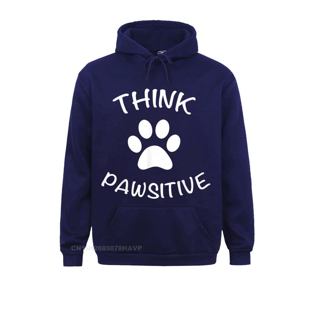 Cute Dog Paw Print Hoodie - Positive Gift for Women