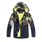Children's Colorblock Fleece Zipper Cardigan Jacket