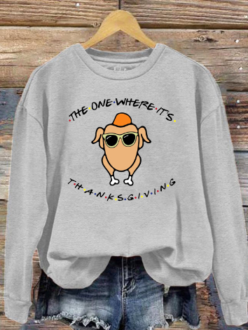 Thanksgiving Sweatshirt Inspired by Friends Turkey Episode | Streetwear