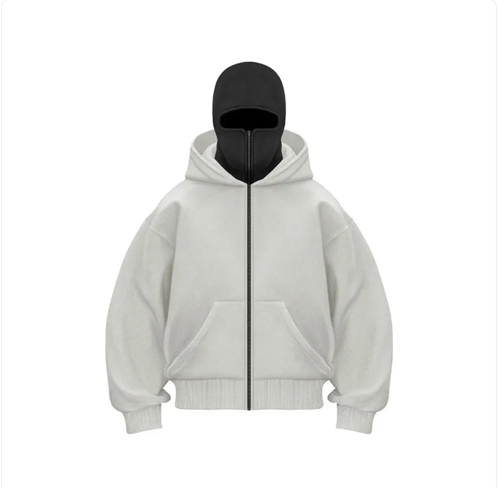 Fleece-Lined Double Hooded Sweater