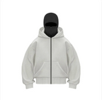 Fleece-Lined Double Hooded Sweater