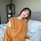 Korean Loose Fit Thin Jacket in Lazy Style Design