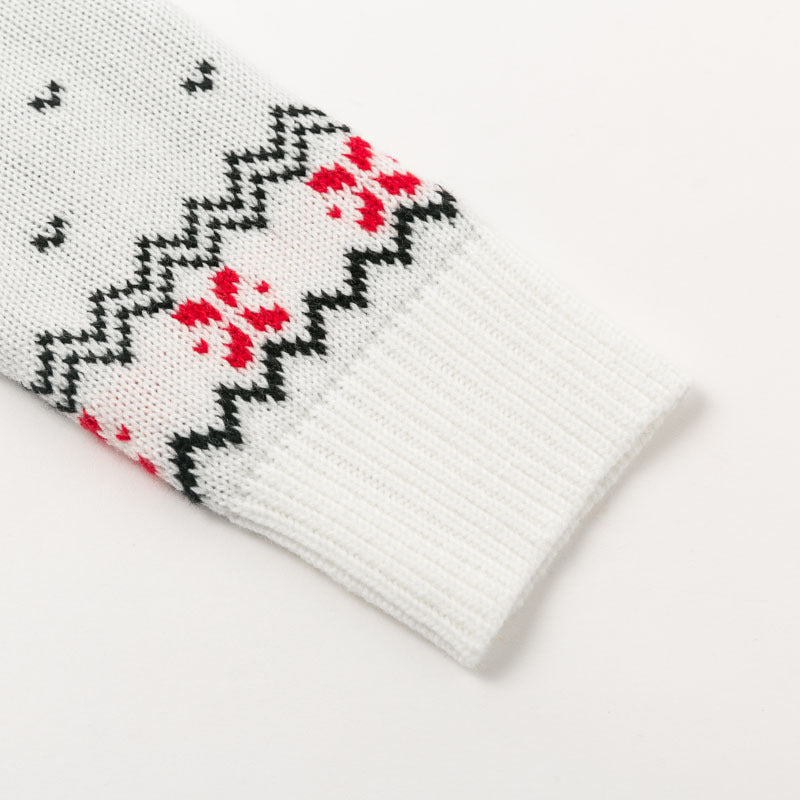 Plus Size Christmas Heart Reindeer Sweater for Women