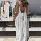 Loose Spaghetti Strap Bohemian Maxi Dress