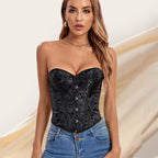 No Ruffled Short Tight Corset