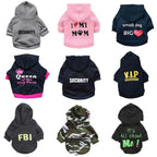 Fleece Printed Dog Clothes for Pets
