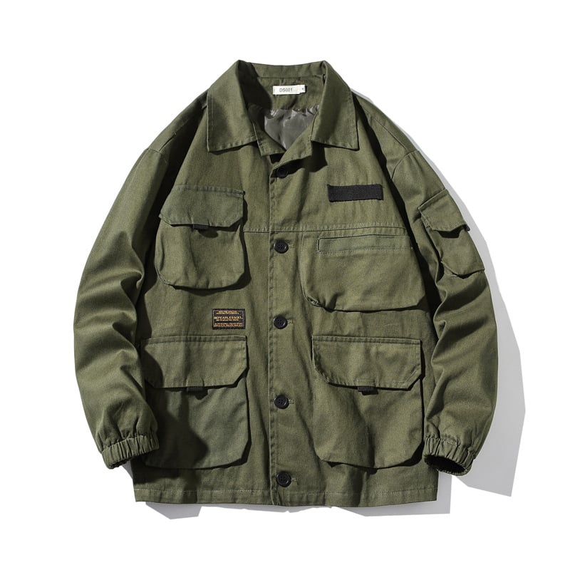 Men's Multi-Pocket Utility Jacket