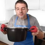 Lobster Claw Gloves - Thick Silicone Heat Resistant (Pair)