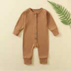 Cotton Long Sleeve Bodysuit for Infants and Toddlers
