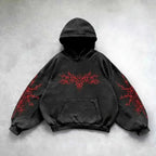Vintage Skull Print Hoodie Sweater | Streetwear