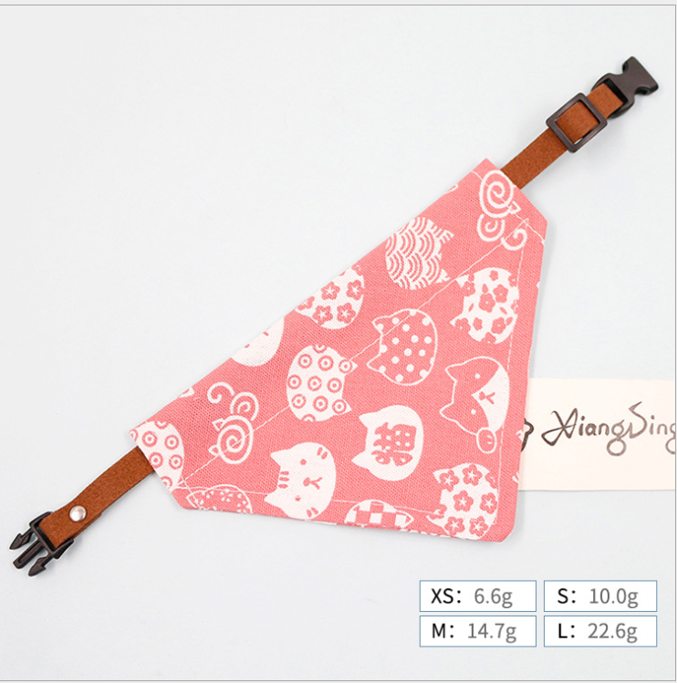 Cute Christmas Triangle Dog Scarf & Cat Collar