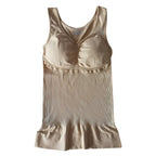 Long Layered Tank Top with Chest Padding