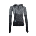 Women's Slim Zipper Hooded Winter Sports Jacket