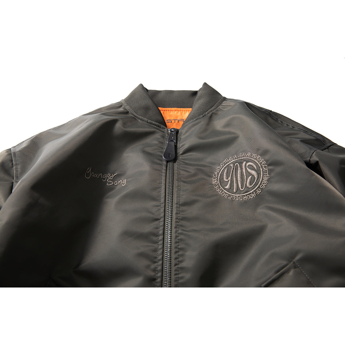 Men's Oversized Hip Hop Bomber Jacket for Spring/Fall
