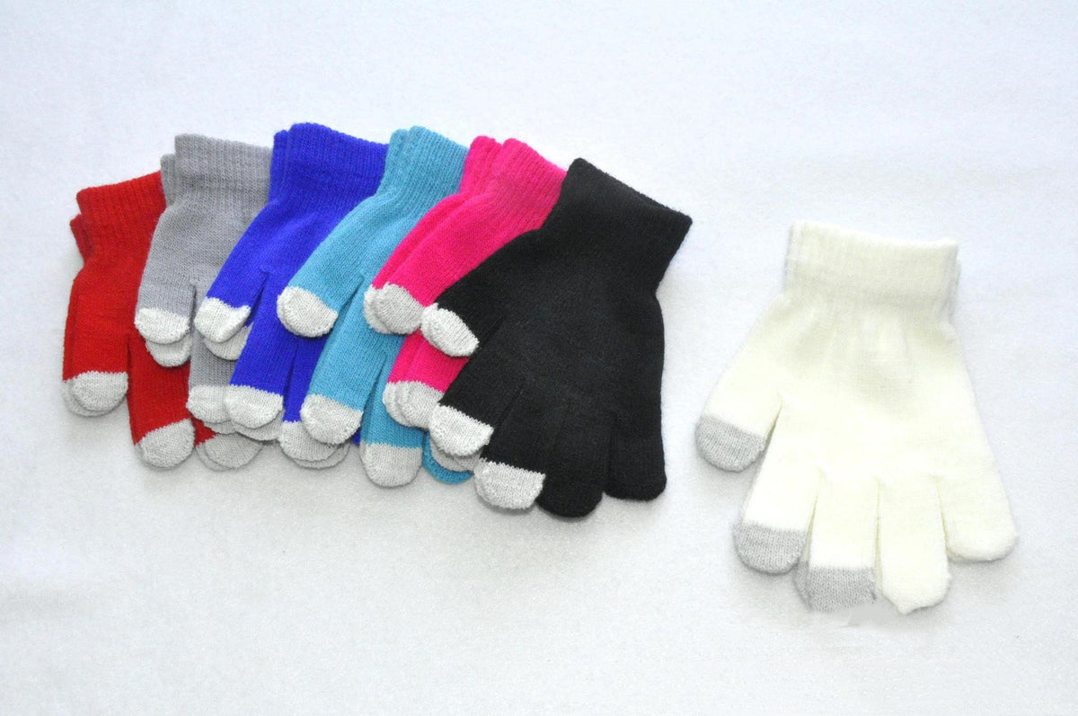 Children's Touch Screen Knitted Gloves for All Weather