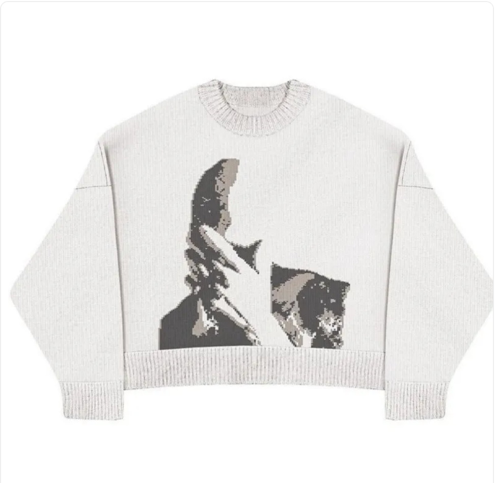 Loose-Fit Crew Neck Pullover | Streetwear